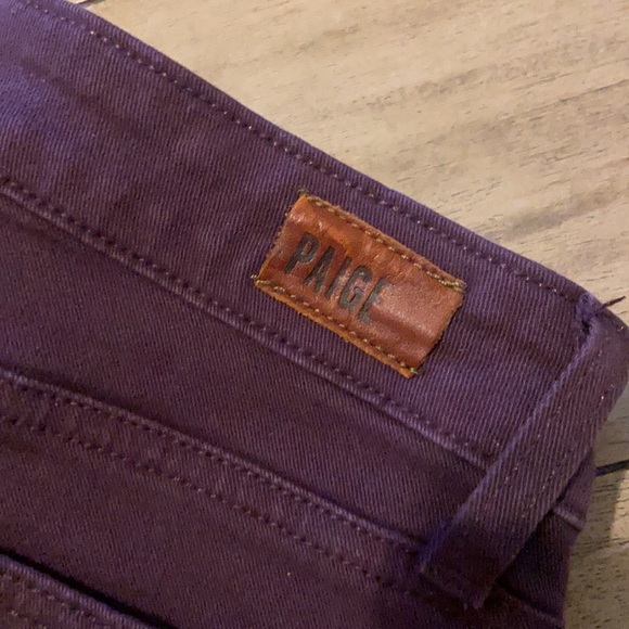 PAIGE Verdugo Ankle Plum Skinny Jeans from Anthropologie - Picture 6 of 6